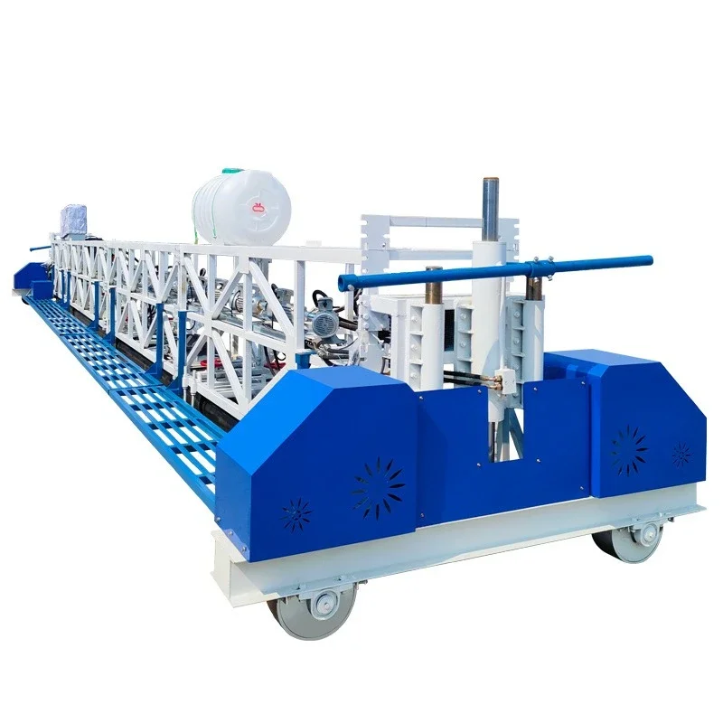 Ultrasonic Concrete Paver Bridge Tunnel Pavement Seismic Discharge Paving Machine Three Roller Shaft