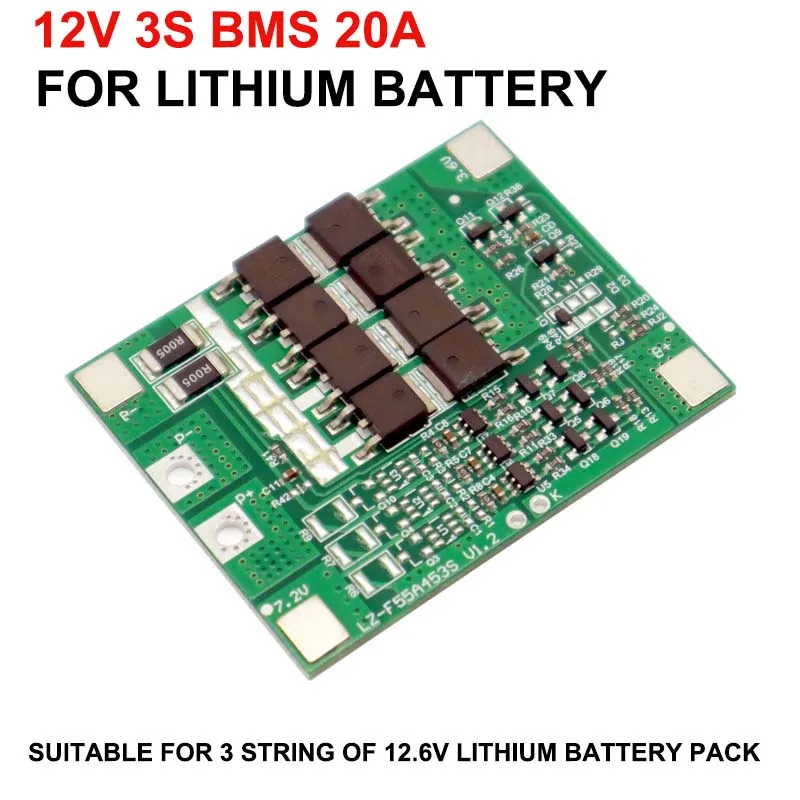 BMS 20s 16s 13s 10s 7s 60V 48v 36v 24v 14.8v 12v 7.4v 3.7v 72v DIY 18650 21700 Lithium Battery Balance IC Protection Board PCB