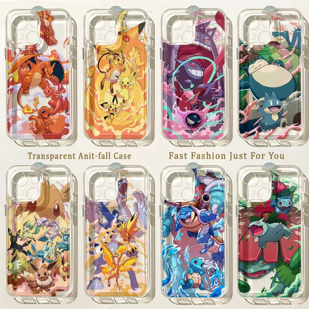 HOT Cool Pokemons Charizards Phone Case For Xiaomi Redmi Note K60 15C 15 14 13 12 11 10 13C 10X A7 A5 K50 Pro Plus Ultra 4G 5G