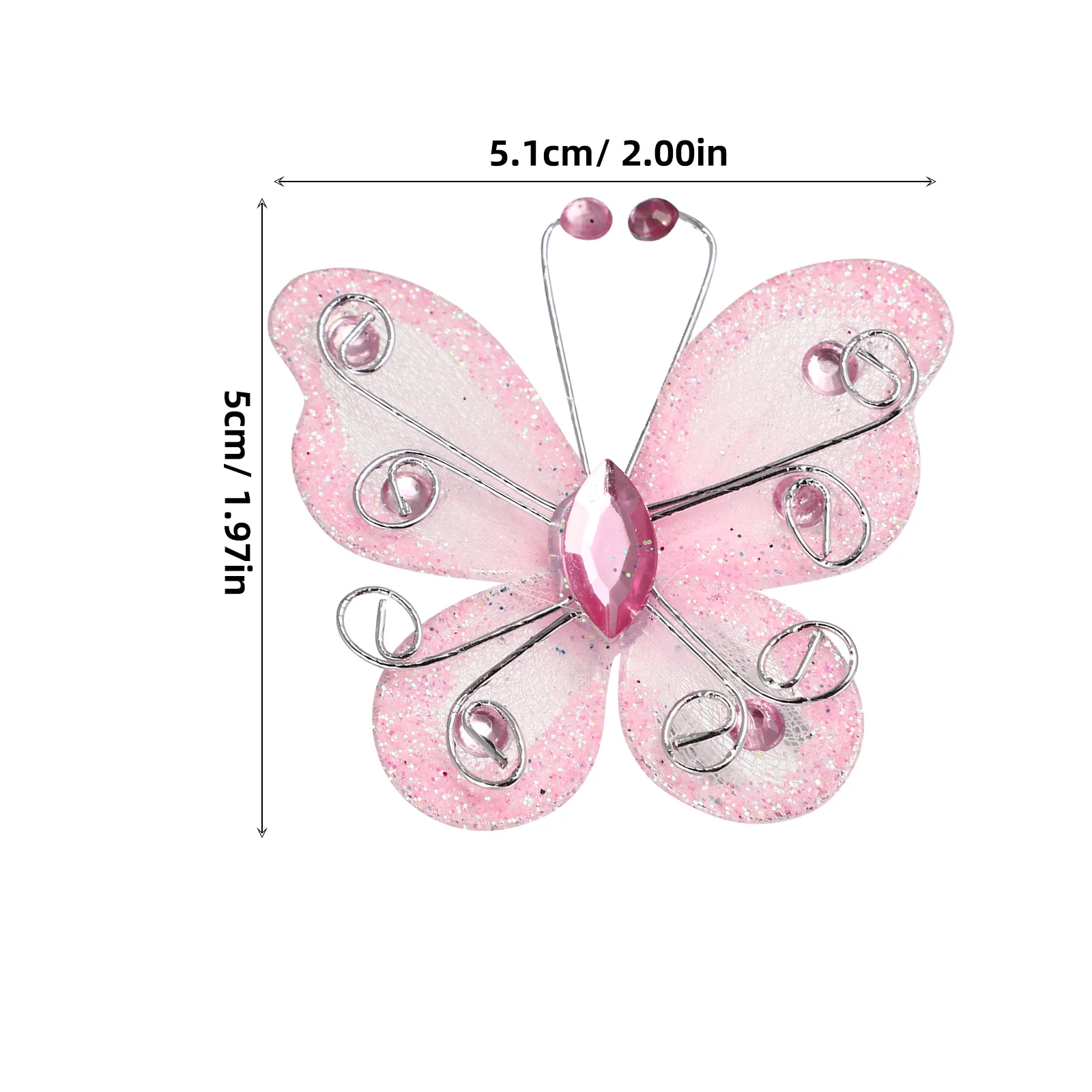 

36pcs Water Rhinestone Butterflies Decor Set Sparkling Mini Wedding Party Home Decoration Centerpieces