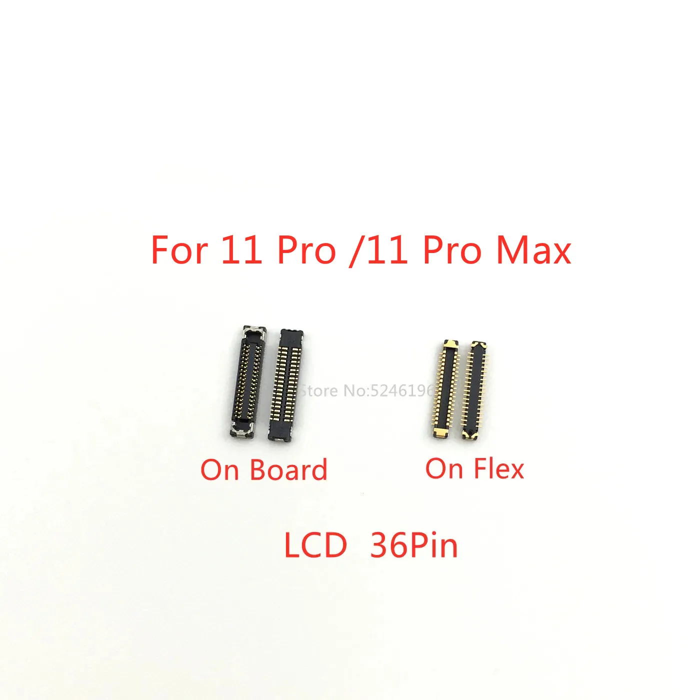 5pcs-10Pcs LCD Display Screen FPC Connector 36Pin For iPhone 11Pro iPhone 11 Pro Max iPhone 11Pro Max Plug On Board