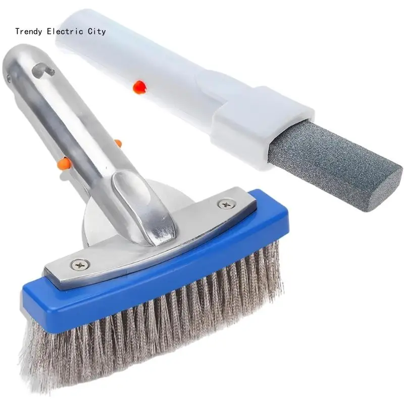 R9CD Pool Cleaning Brush Pool Pumice Stone Pool Maintenance Accessories for Pool