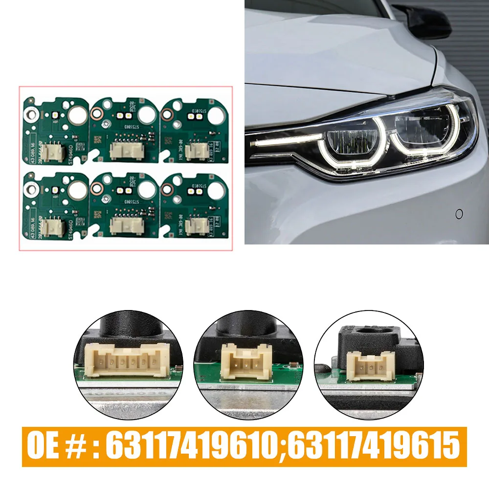 For BMW F30 F31 lci LED Headlight Daytime Running Light Restore White Lightsource 63117419610 63117419615 Car Accessories