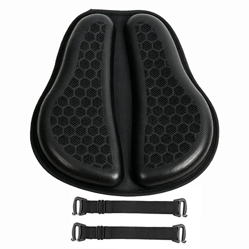 Faltbares Motorrad-Gel-Sitzkissen mit 3D-Wabenstruktur, stoßdämpfend, atmungsaktiv, Motorrad-Gel-Sitzpolster, Gel-Kissen für den Sitz – Detail 9