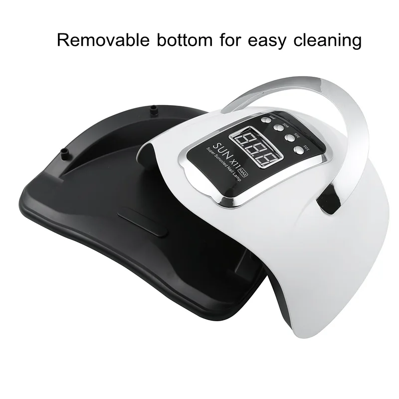 ビューティーサロン-ネイルランプx11max,マニキュア用UVランプ,LED速乾性マシン,UVランプ硬化