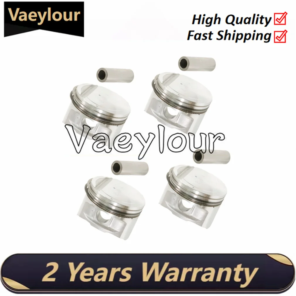 new ENGINE PARTS PISTON & RING KIT SET FOR Hyundai KIA 2.0L L4 16V GAS 2.0 L G4GC 1995-2012 OE 23410-23710 S2080170 view 4