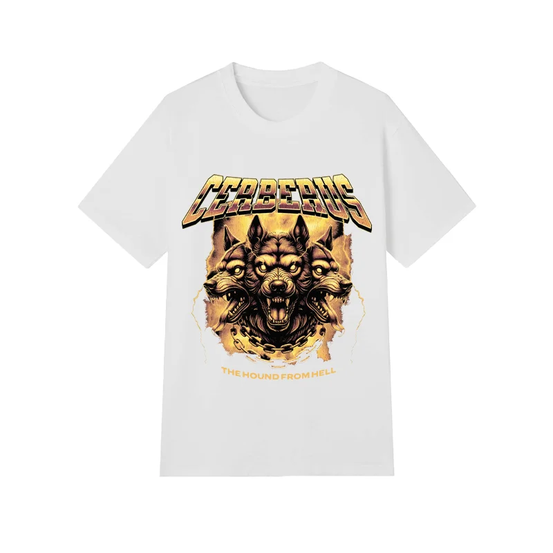 230g Pure Cotton Men T Shirt Fashion Printed Tee High Quality Non Fading Casual Tops Plus Size M 4XL Short Sleeve 1PC