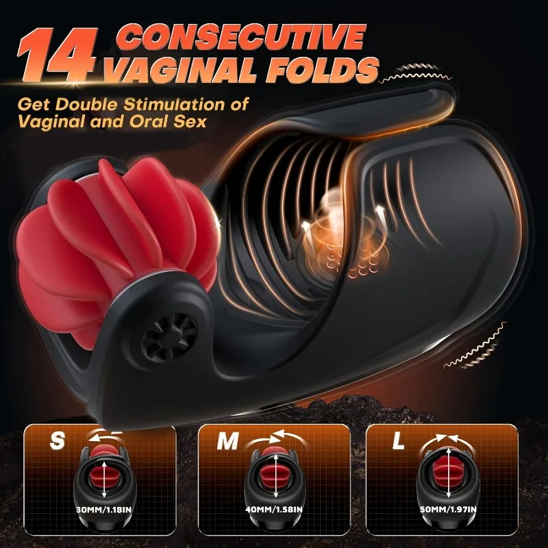 Fully Intelligent Electric Penis Trainer Pulse Rotating Automatic Thrusting Silicone  Hands-Free Male Masturbator Cup for Men