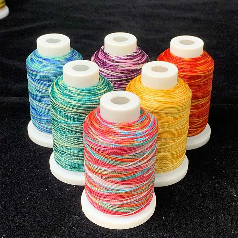 Ring special thread, 6-strand gradient wax thread, self-made rope DIY material