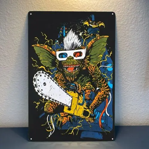 Gremlins Movie Metallposter – Sammler-Blechschild – 20 x 30 cm – Aluminium