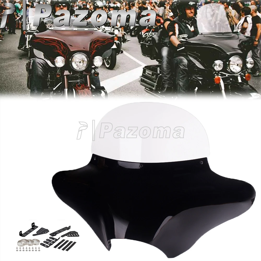 

Motorcycle Front Fairing Headlight Windshield Outer Light Cowl Fairing For Harley For Harley Dyna FLD Road King FLSTC Fat Boy Lo