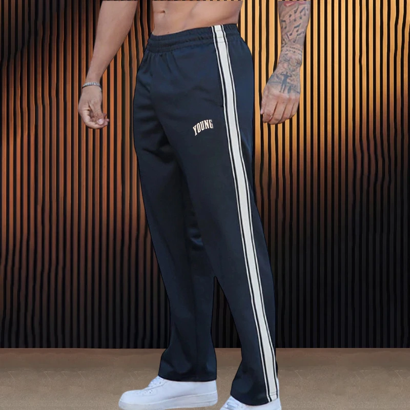 

Мужские спортивные штаны в американском стиле, модная брендовая одежда, весенне-осенние новые спортивные повседневные брюки, спортивные штаны для бега, тренировочные штаны для бега