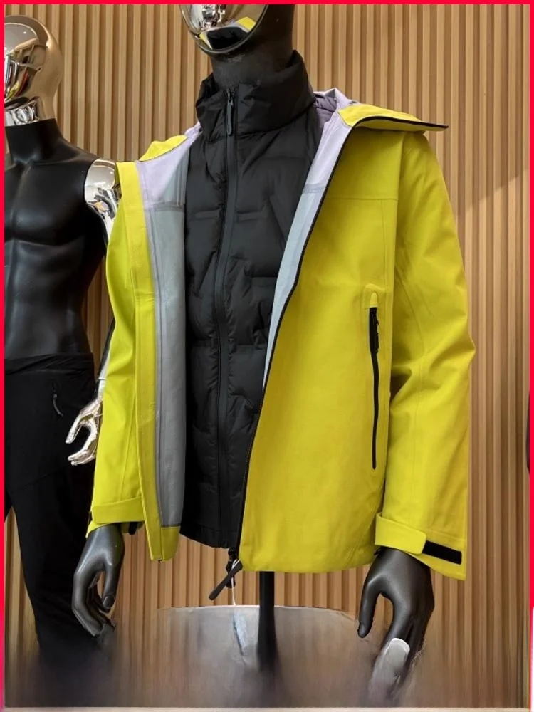 

Outdoor Tee-in-One Sl All-Weather down Jaet Hooded Couples Climbing Sportswear Windproof Waterproof Faionable