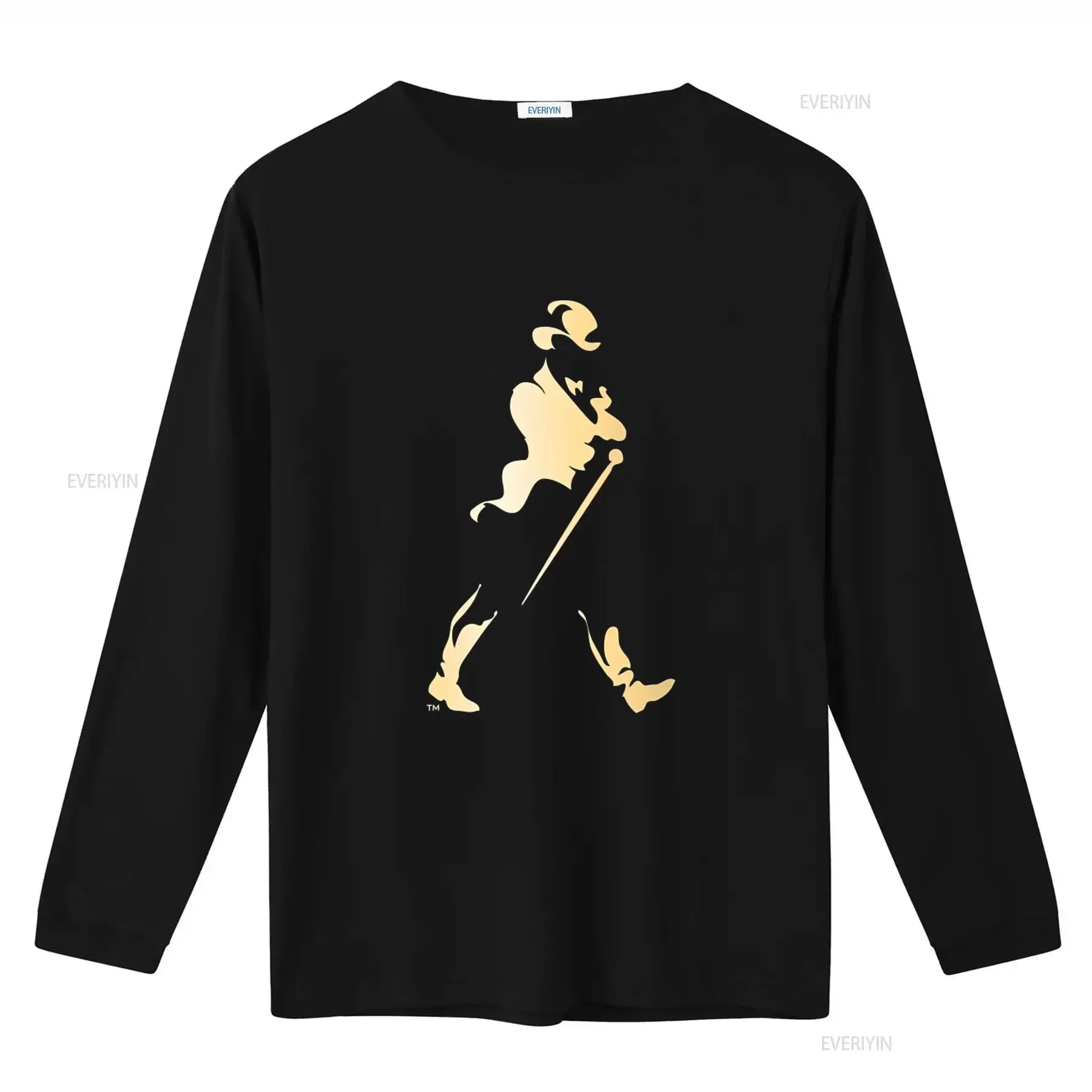 NEW JOHNNIE WALKER WHISKEY LOGO T SHIRT FUNNY AMERICAN SIZE S 5XL vintage Washed designer clothes Slightly Breathable Stylish