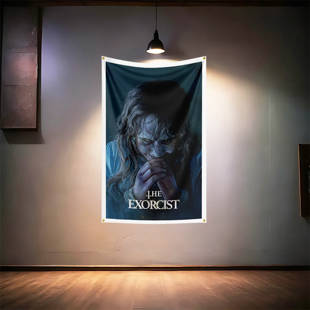The-Exorcists Horror Movie Fans Flag For Room Bar Man Cave Wall Decor Banner - Image 4