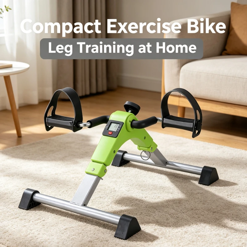 Home Mini Stepper Indoor Cardio Fat Burner Leg Trainer Exercise Bike Fitness Gear