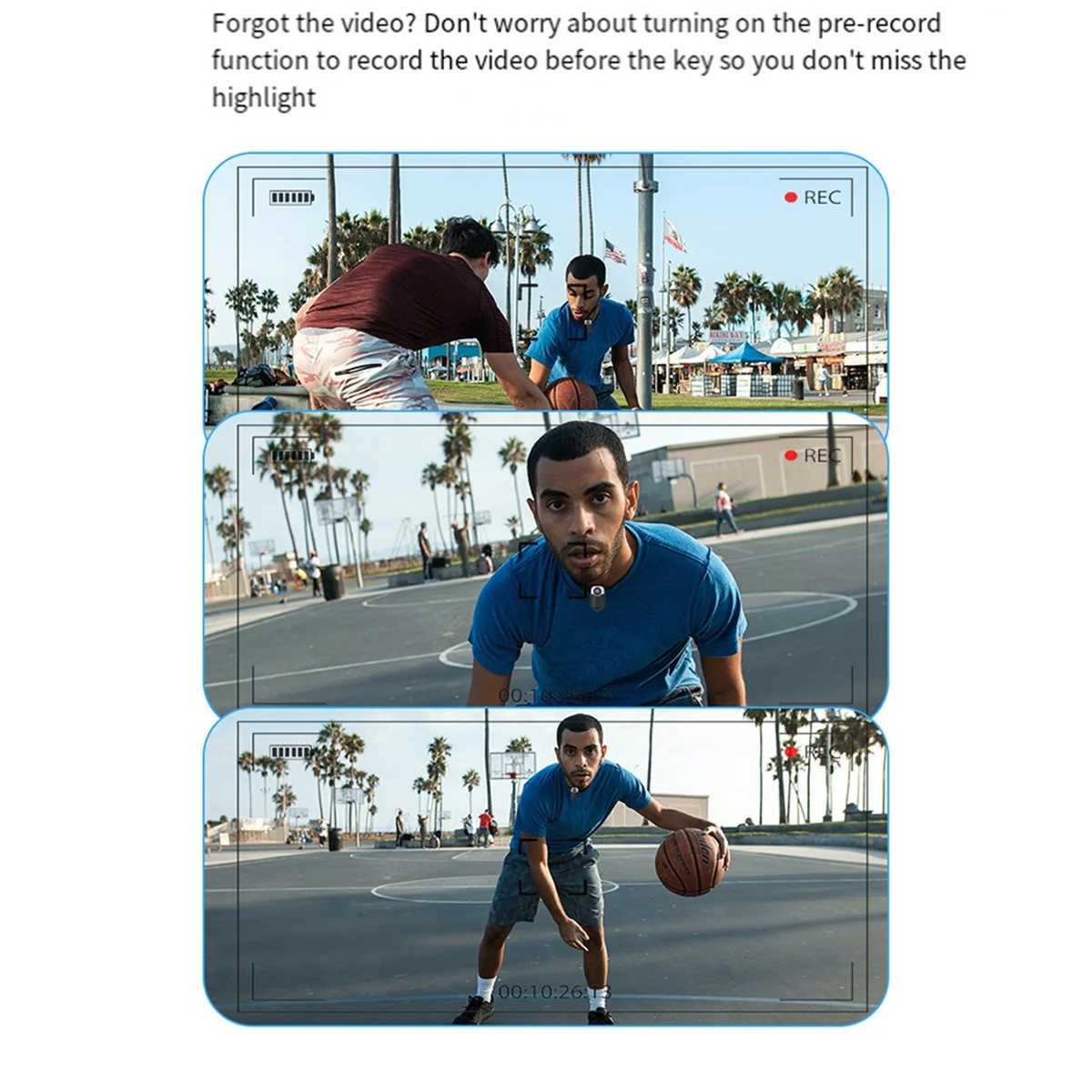 뉴텍 액션 썸 카메라 손떨림 방지 4K WIFI 포켓 카메라 무선 리모컨 야외 사이클링 바디캠 스포츠 카메라 B