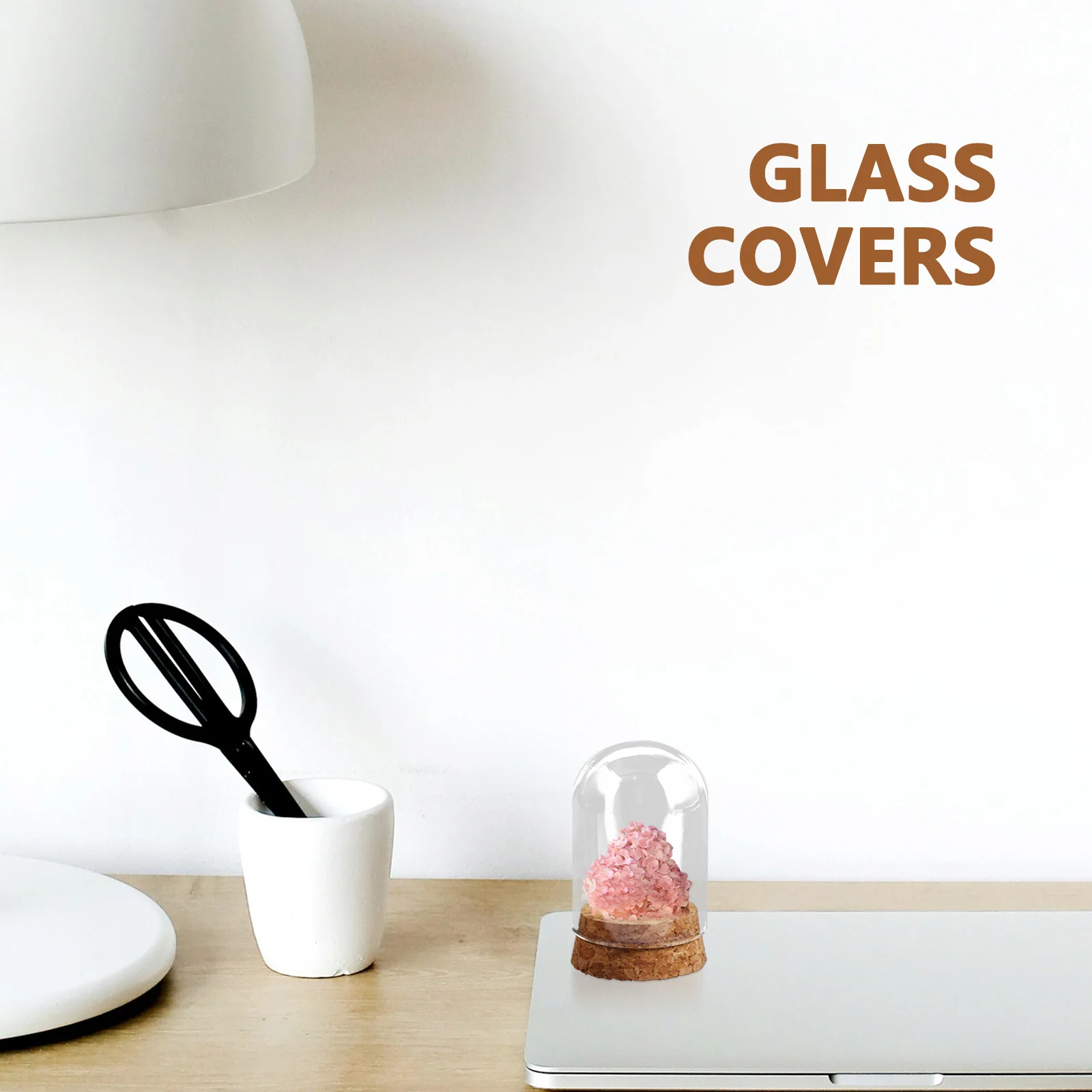 

4 шт., стеклянный купол, витрина, сохраненное цветочное украшение, прозрачный стеклянный купол с деревянным подносом для декора стола для домашнего офиса