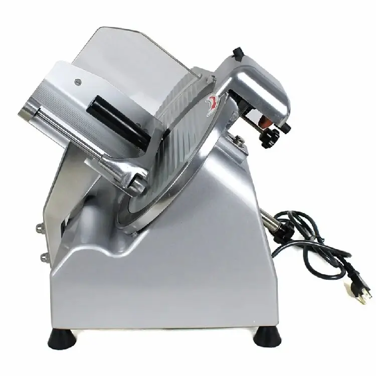 10 Inch Hotel Restaurant Kitchen Catering Equipment Semi-automatic Commercial Use Electric Frozen Meat Slicer