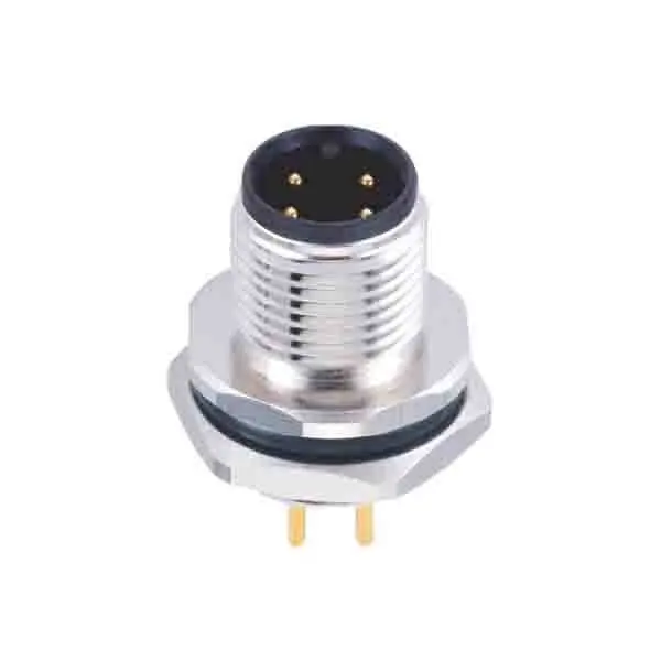 conector-m12-macho-4-pinos-montagem-traseira-a-prova-d'Agua-tipo-solda-pcb-reto-codigo-a