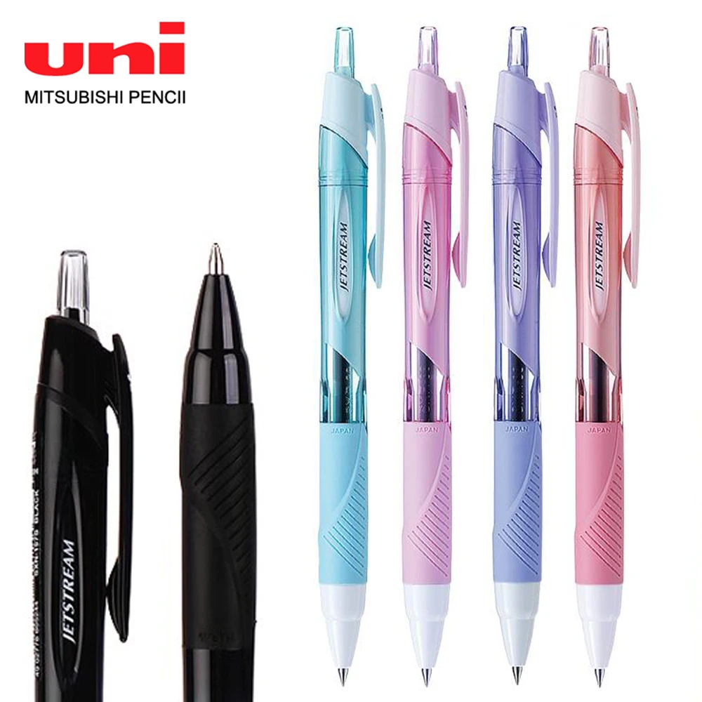 

6pcs Japan UNI Jetstream Ballpoint Pen SXN-150 Oil Pen 0.38/0.5/0.7mm Black Red Blue Smooth Writing Supplies Stationery