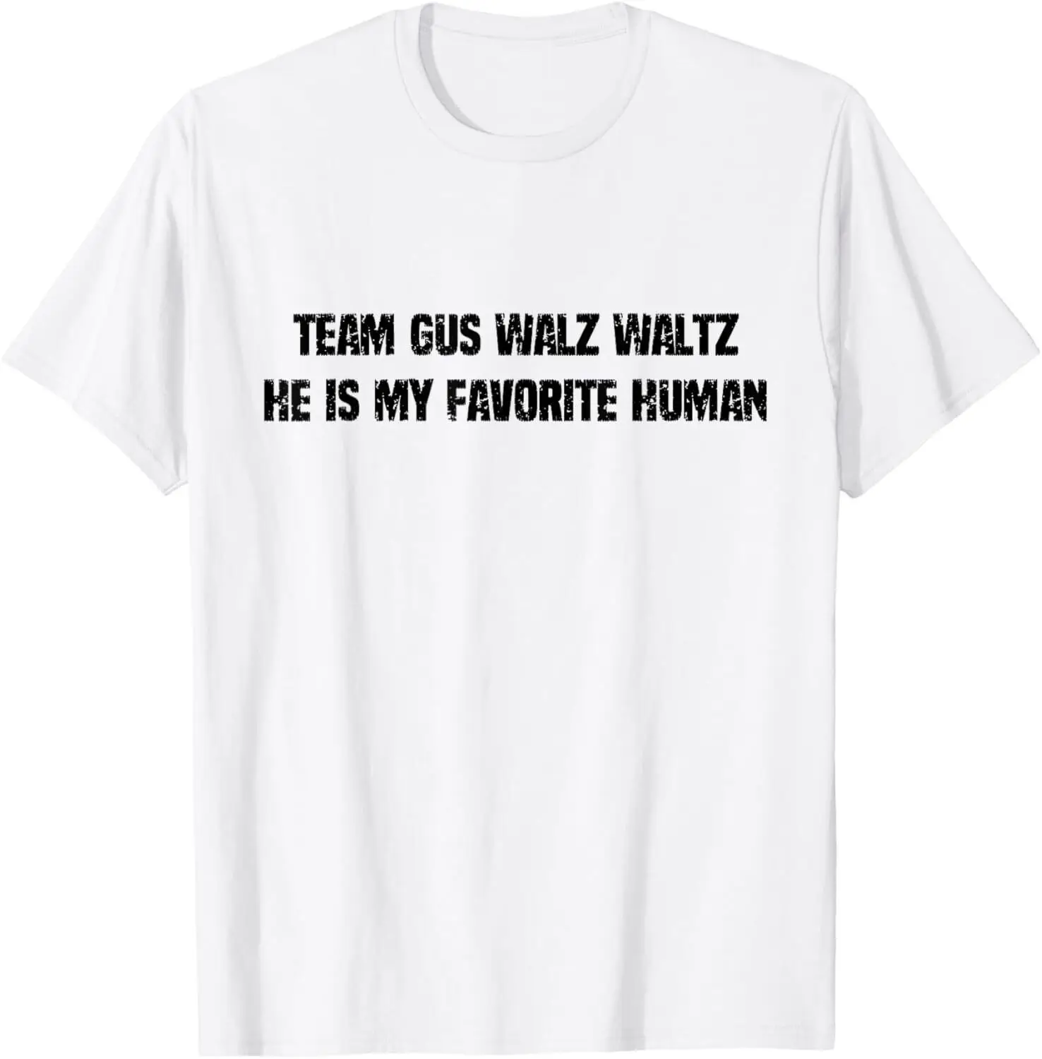 Team Gus Walz Waltz He Is My Favorite Human kamala 2024 T-Shirt