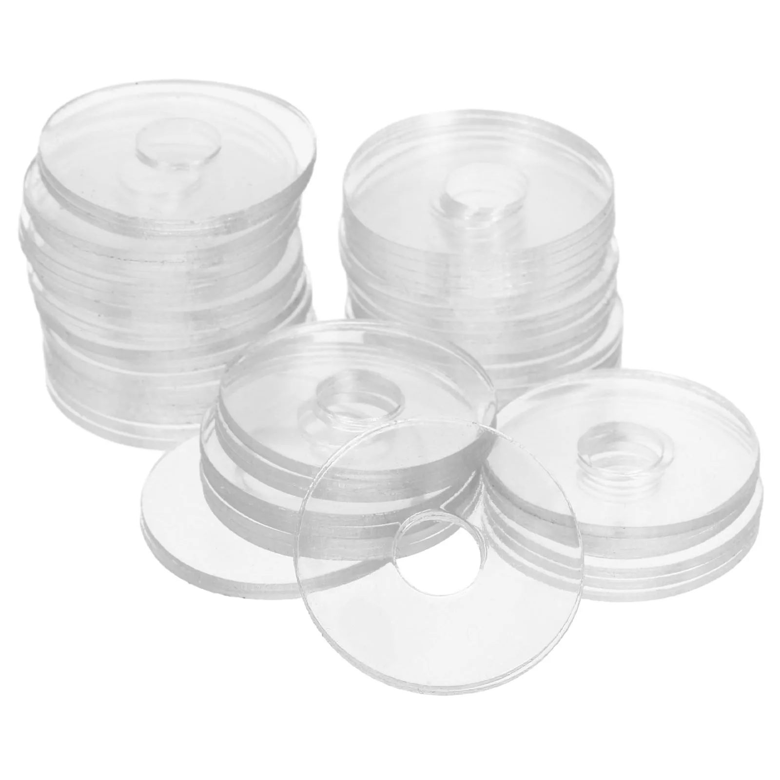 

50pcs Round Flat Vinyl Washer Set Screw Gasket Replacement For Equipment Repair Sealing Gasket Home Accessories Durable Flexible