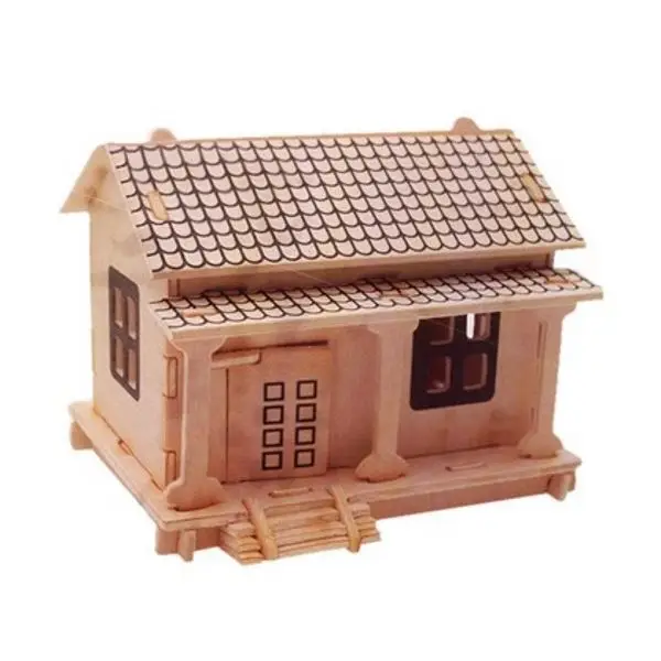 3D Wooden Puzzle-Home