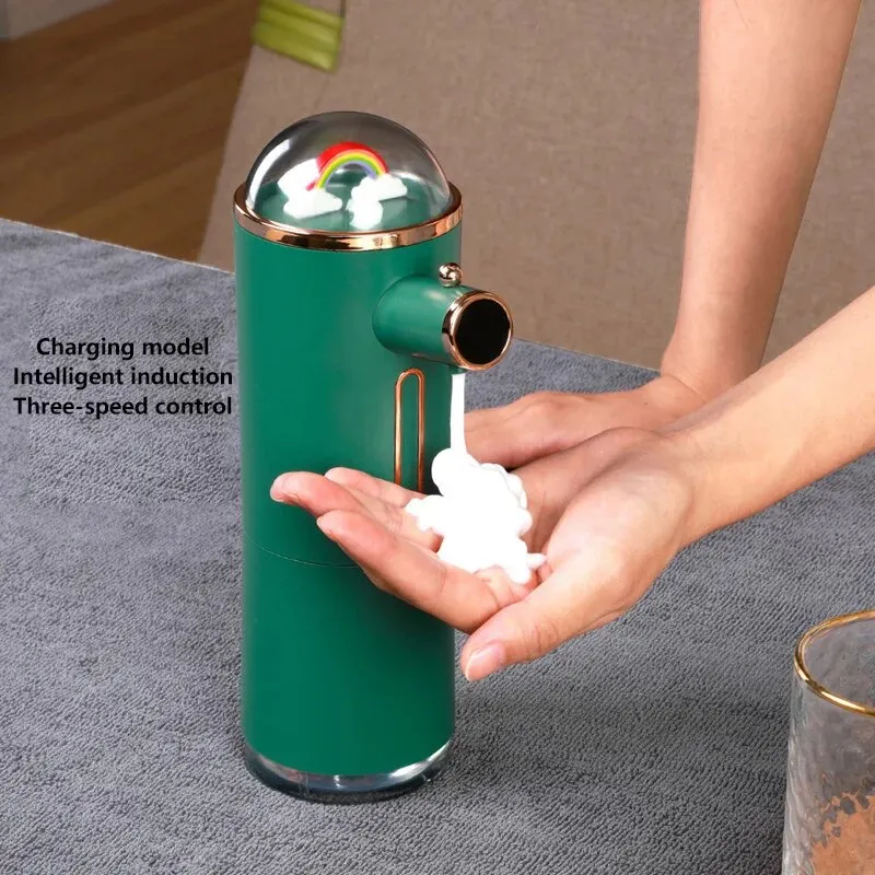 Automatic Induction Hand Washing Foam Machine Charging Press Free Intelligent Soap Dispenser Kitchen Hotel Disinfection Machine