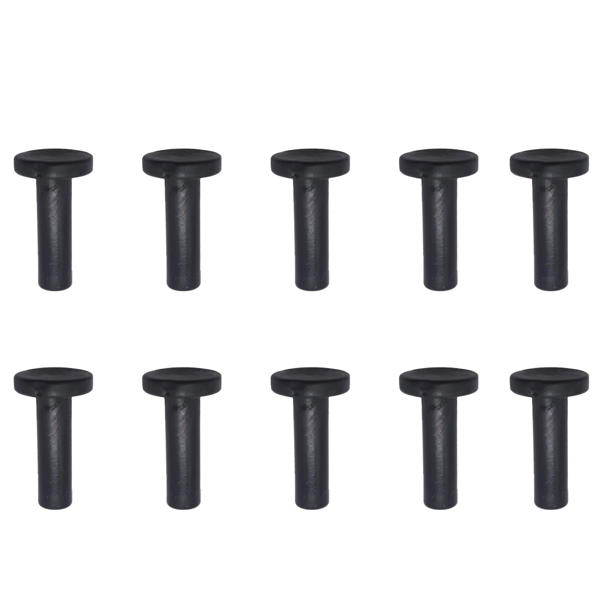 10 Pcs 6.35MM Straight End Plug Cap 1/4 Inch Hole Seal Stoppers lLeakproof Slip-Lock Misting Nozzle Tees Blocked Tool RO water