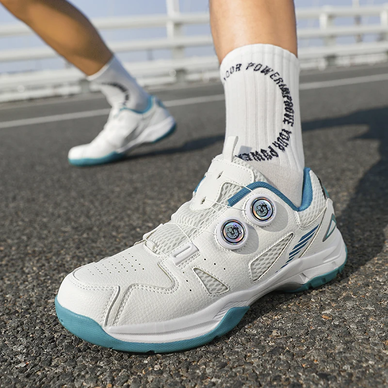 2025 New Fashionable Volleyball Shoes with Quick Straps, Lightweight and Comfortable for Outdoor Fitness, Badminton Shoes