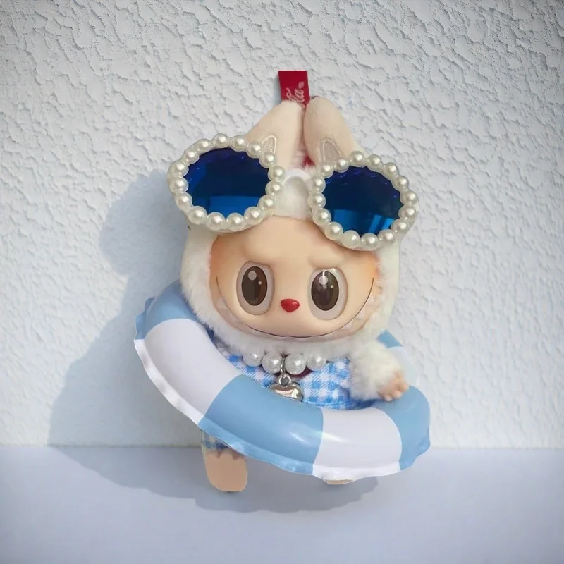 Ropa dulce para Labubu, traje de baño con anillo de natación para 3,0 Labubu V1 V2 V3, traje para Ropa, accesorios para muñecas Labubu