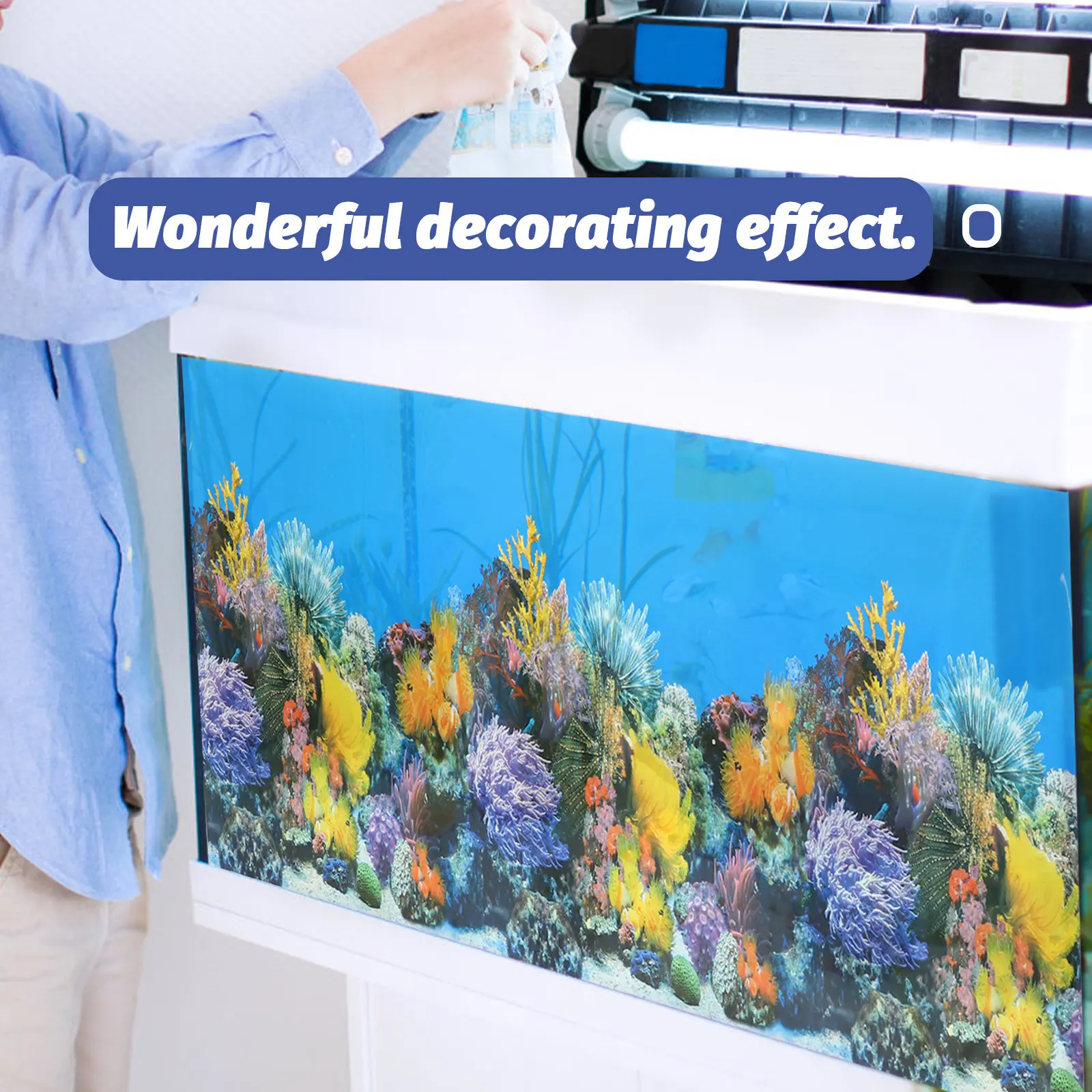 Бумажный фон для аквариума, ут – обзор и цена Aquarium Fish Unique