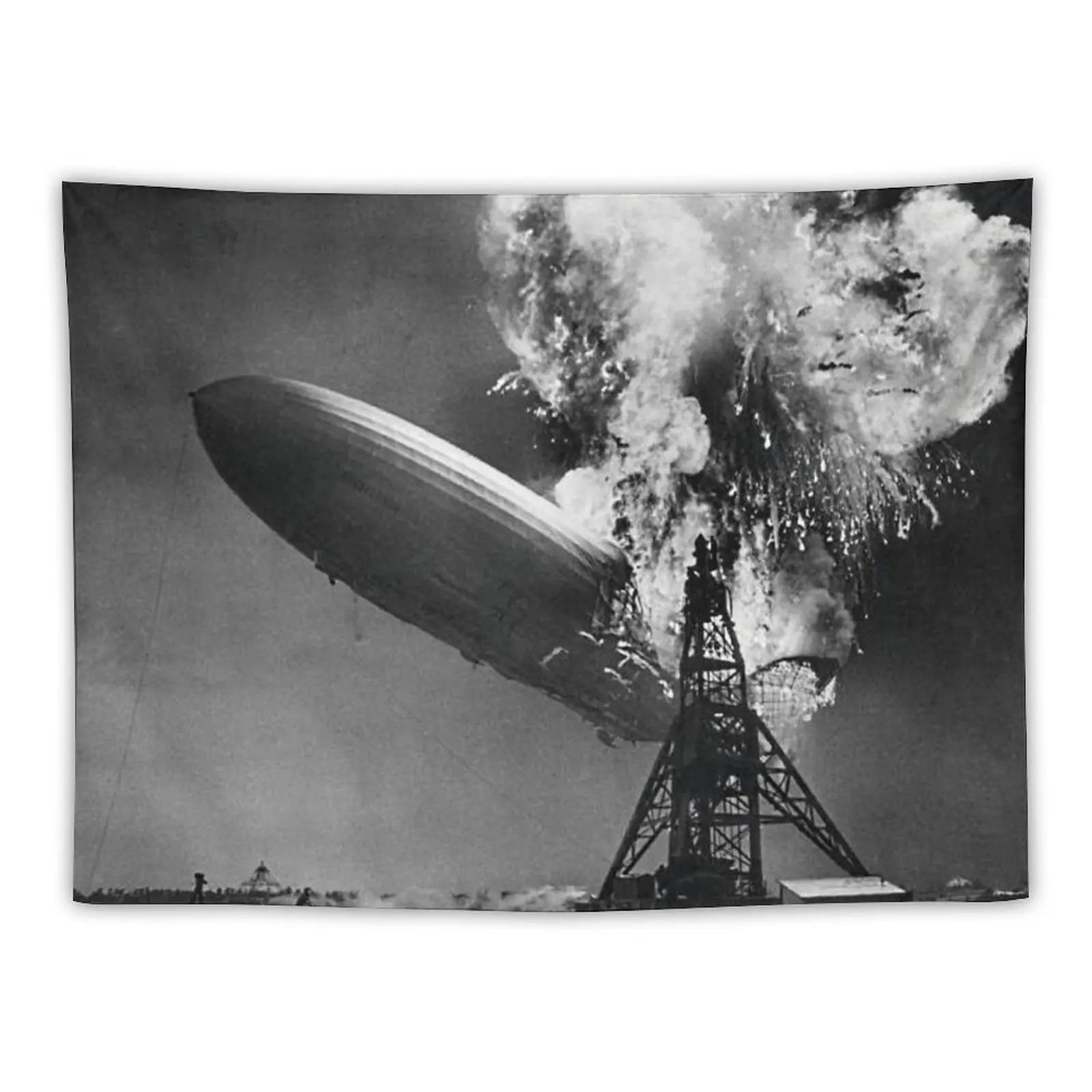 

New Hindenburg Zeppelin Disaster Circa 1937 Tapestry Wallpaper Bedroom Decor Home Decoration Wall Decoration Room