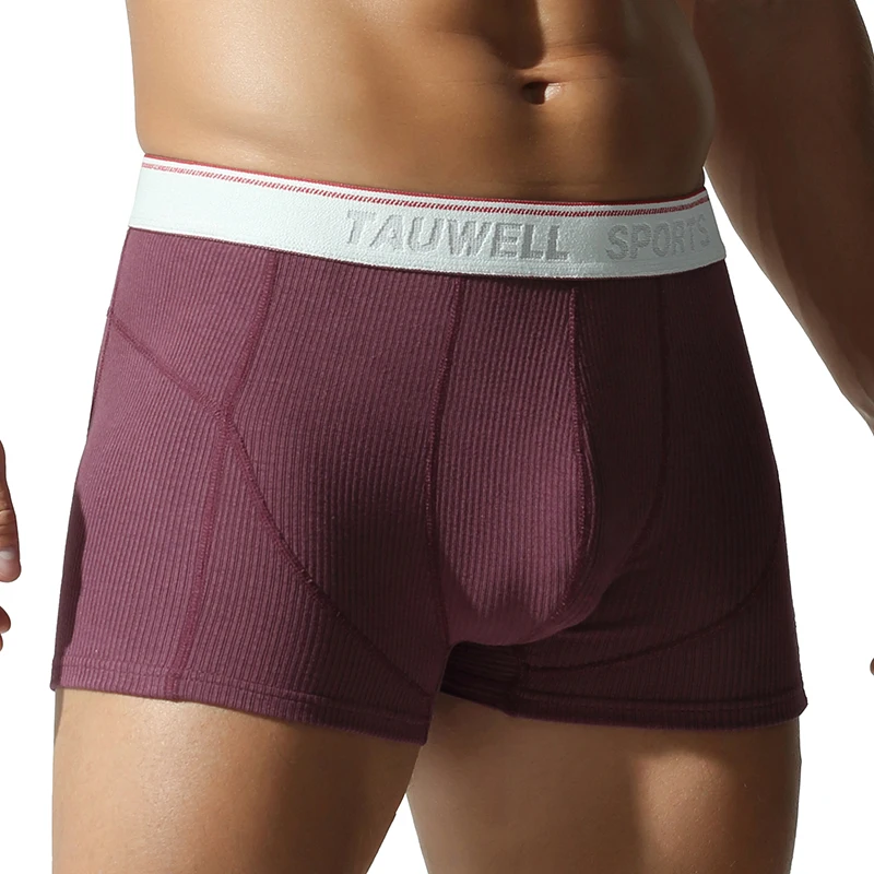 Herren-Unterhose aus Baumwolle, bequem, atmungsaktiv, hochelastisch, einfarbig, vierkantige Hose.