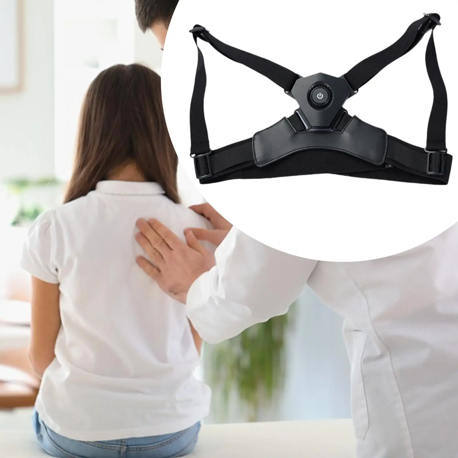 Smart Posture Corrector Lightweight Keep A Good Habits Upper Back Brace Device Sit Correction Belt Intelligent Reminder for Kids