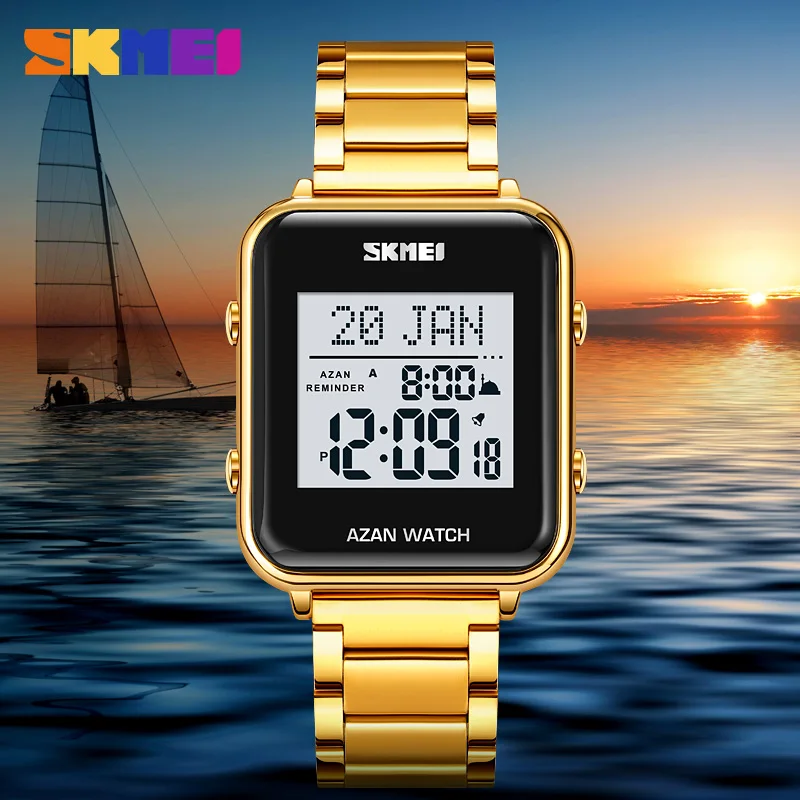 SKMEI Fashion Casual Electronic Man Woman Watch Luxury Waterproof Sport Wristwatch For Men LED Chrono Alarm Clock Gift Relogio