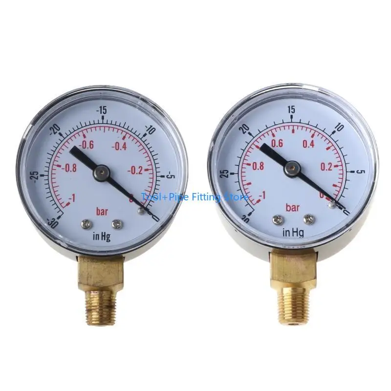 Mão pressão F92B 50mm 1/8 BSPT METURO PRESSÃO BRASS BRESS 1/8 BSPT MOLHE