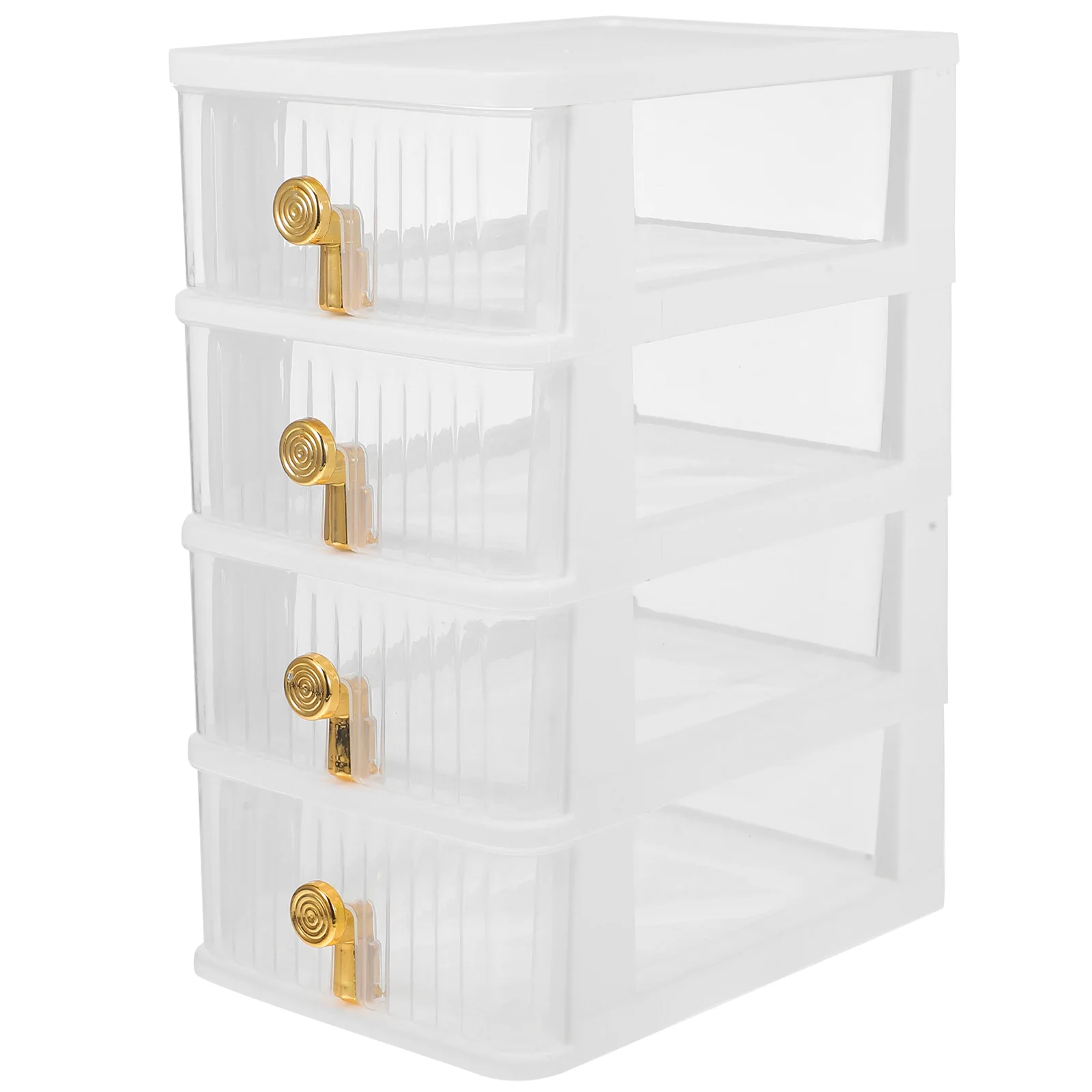 

1pc Desktop Organizer Box Clear Plastic Storage Drawers For Desk Stationery Headphones Office Supplies Small Drawer Organizer