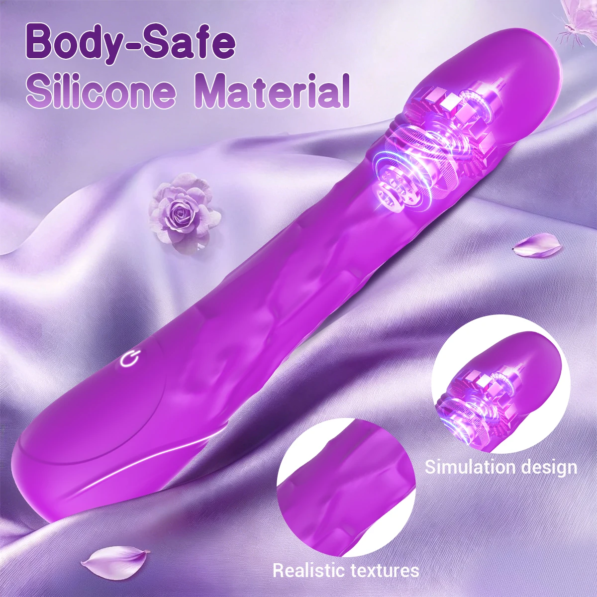 Powerful Realistic Dildo Vibrator for Women 10 Vibrating Modes G Spot Clitoral Stimulator Female Masturbator Adults Sex Toys 4