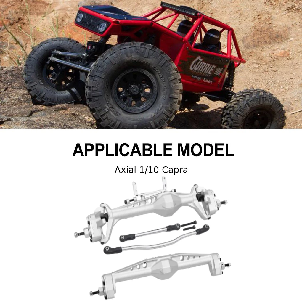 

RCGOFOLLOW Front Rear Axle RC Car Part Protector Rc Front Rear Axle For 1/10 Axial Capra Crawler RC Upgrade Part