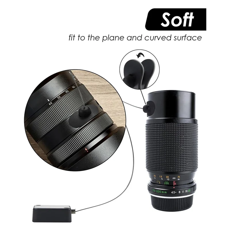 【สาย USB-C】สายรัดรีโมทคอนโทรลแบบยืดหดได้, ล็อคสายเคเบิลระยะไกล, ล็อครักษาความปลอดภัยรีโมทคอนโทรล 6.6Ft /2M สําหรับทีวีและ DVD 4 ชิ้น
