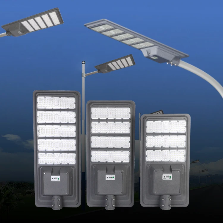 

Hot Selling Aluminum PC Waterproof Ip65 400w 600w 800w Outdoor Integrated Led Solar Street Light
