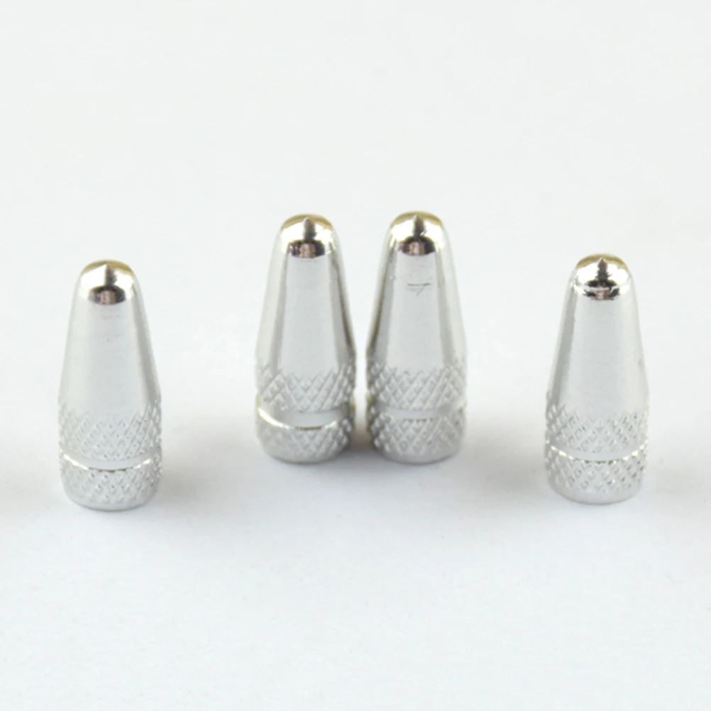 

20pcs Anodized Aluminum Alloy Bike Tire Caps Dust Covers French Valve Lightweight Durable Attractive Bicycle Accessories
