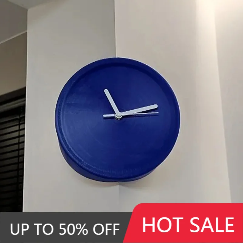 Modern Convex Angle Wall Clocks 8 Inches Minimalist Living Room Wall Clock DIY 3D Printing Home Interior Decoration Clocks