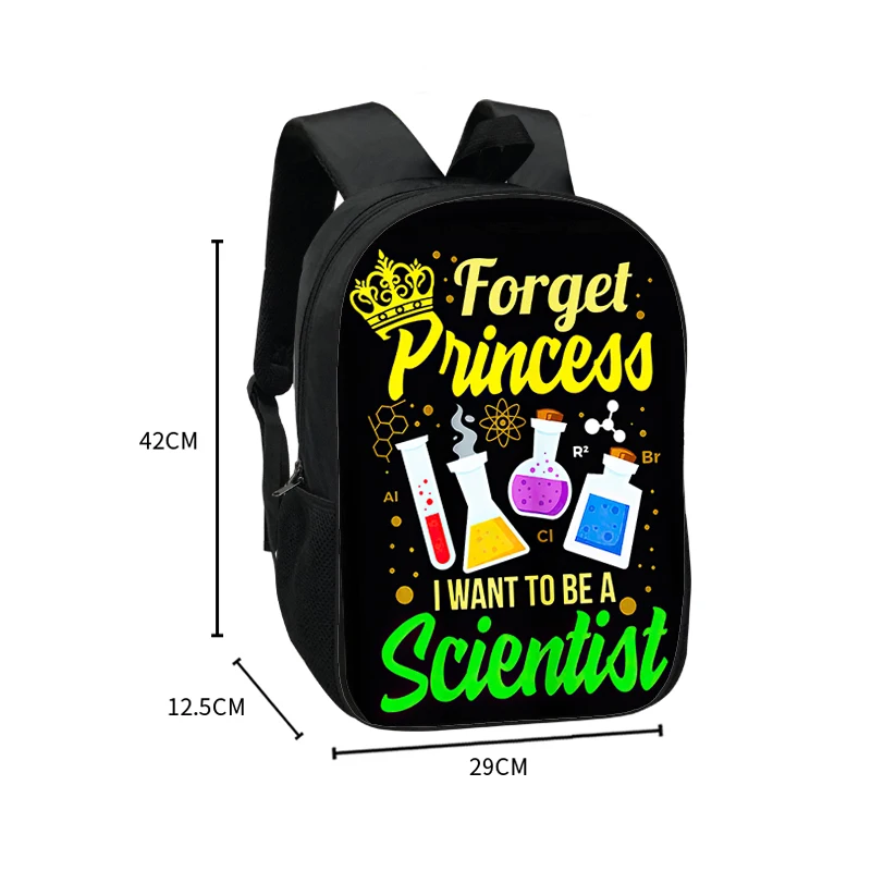 Cute Science Backpack Mathematical Physics Chemistry Rucksack Children School Bags for Teenager Boy Girl Daypack Laptop Backpack