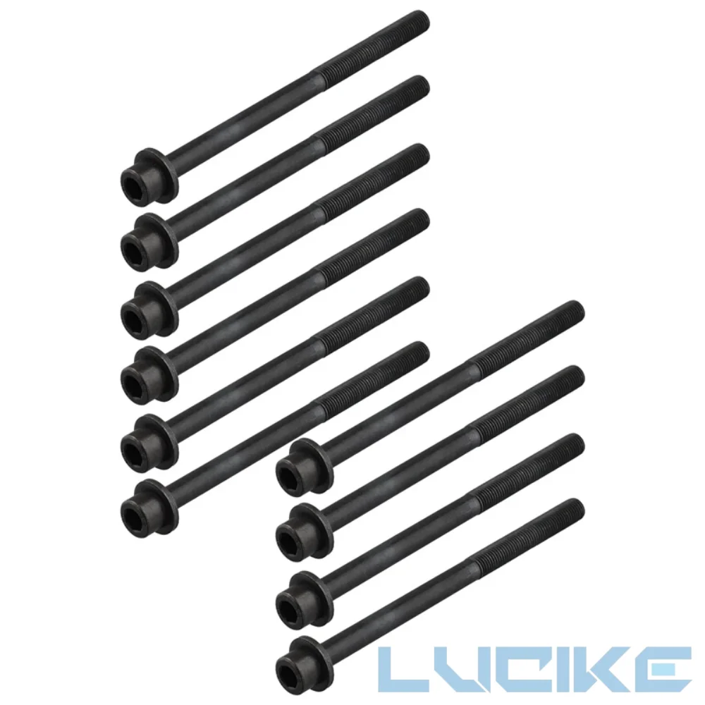 

10 Pcs Cylinder Head Bolts Set For Ford S-Max Mustang Jaguar Land Rover Mazda CX Volvo S80 1229267 LR025253 1S7G-6065-CA