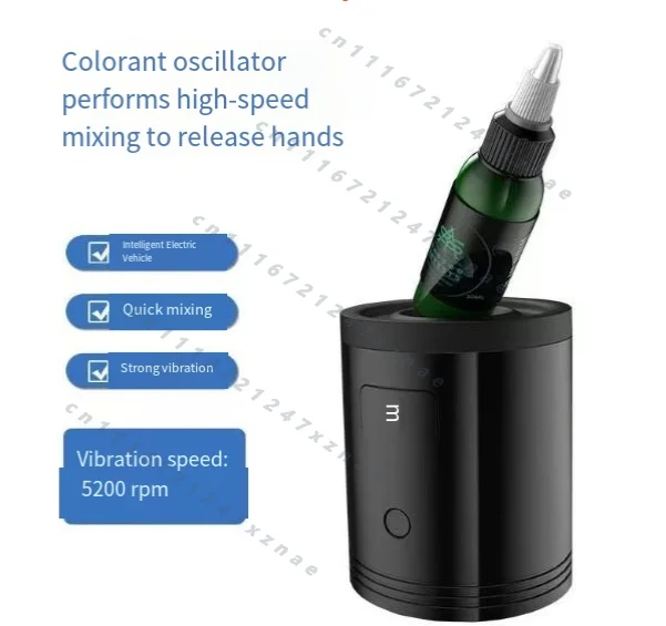 USB Charging Is Applicable To Tattoo Shops and Beauty Salons，5200rpm Tattoo Ink Mixer Nail Polish Pigment Electric