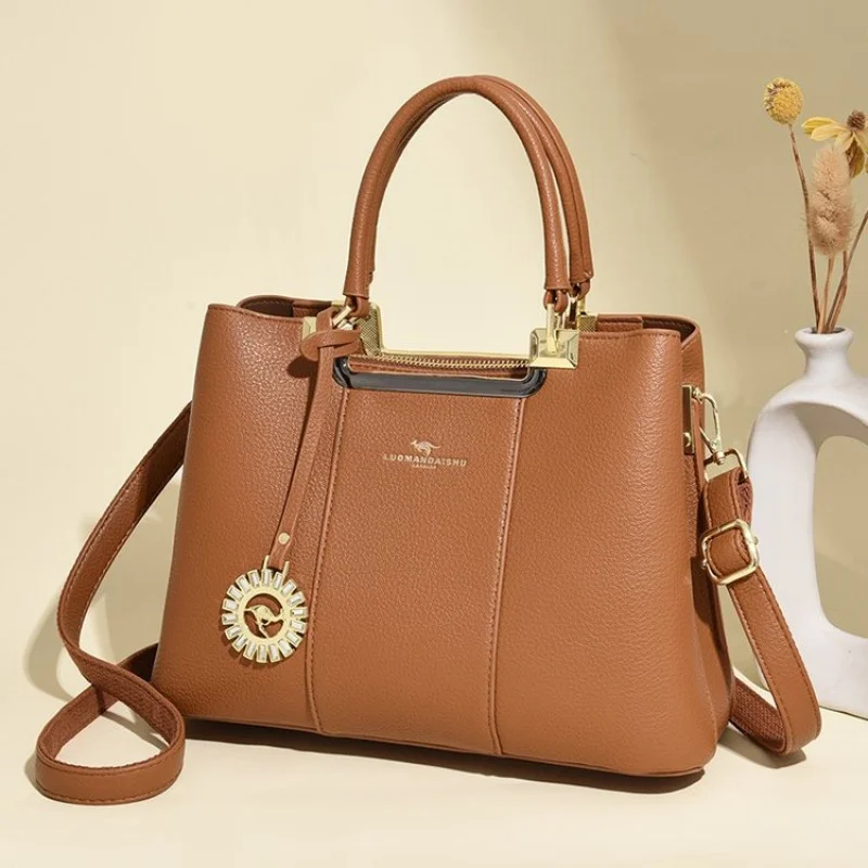 Модная женская сумка из искусственной кожи премиум-класса в стиле Парижа и повседневный повседневный вид ​