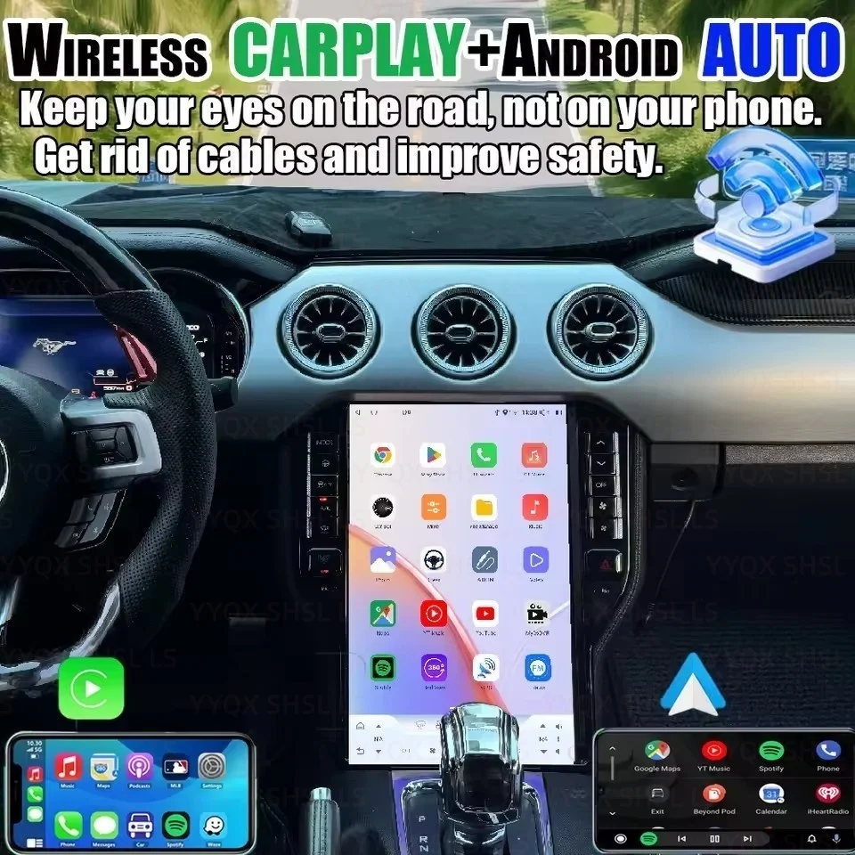 

14.5inch Android For Ford Mustang 2015-2021 Car Radio Auto Stereo Carplay Multimedia Video Player GPS Navigation Head Unit 4G